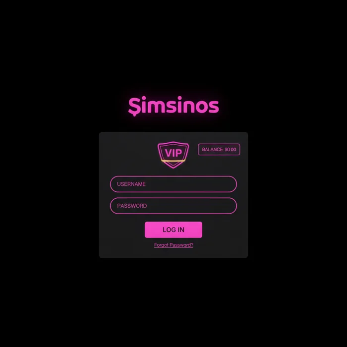 Simsinos Casino Login